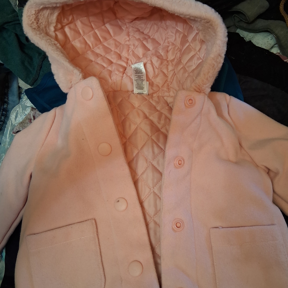 Cozy Pink Kids Hooded Jacket